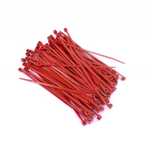 CT200RED - Cable Tie 200mm x 4.8mm RED ( 100 )